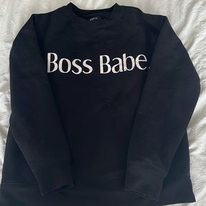 Brunette the Label Boss Babe Sweatshirt